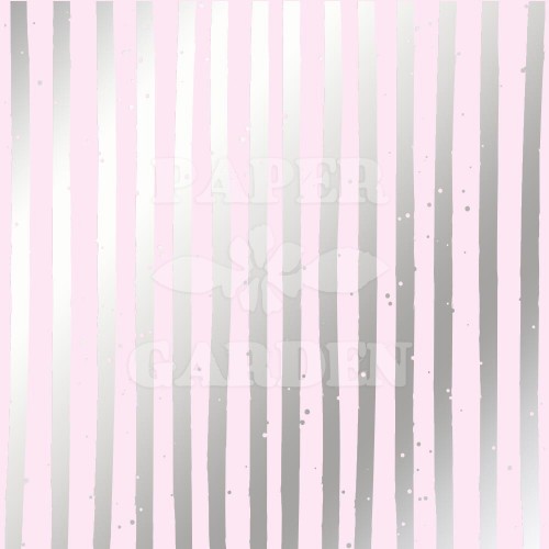 SILVER STRIPES - Light Pink